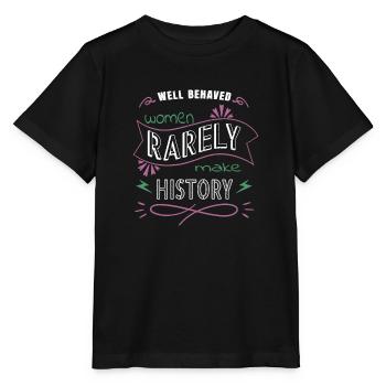 2019 all people patriarchy obama quote - Stanley/Stella Kinder T-Shirt MINI CREATOR  - Schwarz - Vorne - Mikhail (115cm)
