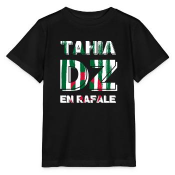 Tahia DZ im Aufruhr - Geschenkidee Algerien - Stanley/Stella Kinder T-Shirt MINI CREATOR  - Schwarz - Vorne - Mikhail (115cm)