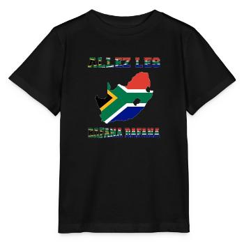 Allez LES BAFANA BAFANA Maillot de Pied - T-shirt bio MINI CREATOR Stanley/Stella Enfant - noir - Devant - Mikhail (115cm)