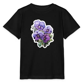Pensée - T-shirt bio MINI CREATOR Stanley/Stella Enfant - noir - Devant - Mikhail (115cm)