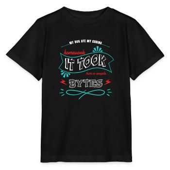 Jokes Statement Dad's Favorite Fathersday Geek - Stanley/Stella MINI CREATOR Kids’ T-Shirt - black - Front - Mikhail (115cm)
