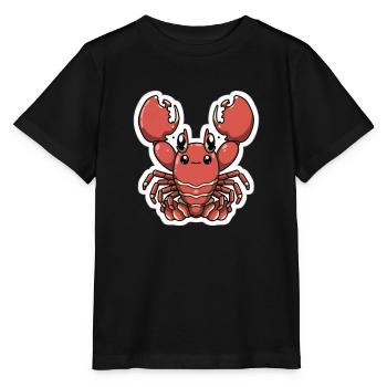 Lobster Lover - Stanley/Stella MINI CREATOR Kids’ T-Shirt - black - Front - Mikhail (115cm)