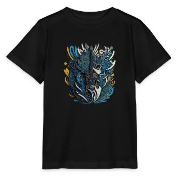 musicB - Stanley/Stella Kinder T-Shirt MINI CREATOR  - Schwarz - Vorne - Mikhail (115cm)