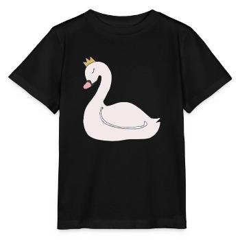 Cygnes Princesse - T-shirt bio MINI CREATOR Stanley/Stella Enfant - noir - Devant - Mikhail (115cm)