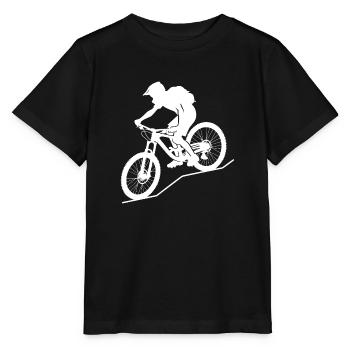 Vététiste dynamique - T-shirt bio MINI CREATOR Stanley/Stella Enfant - noir - Devant - Mikhail (115cm)