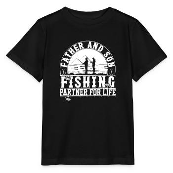fisch, fisch, angeln, see, meer, angeln, fauna, exotisch - Stanley/Stella Kinder T-Shirt MINI CREATOR  - Schwarz - Vorne - Mikhail (115cm)