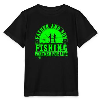 fisch, fisch, angeln, see, meer, angeln, fauna, exotisch - Stanley/Stella Kinder T-Shirt MINI CREATOR  - Schwarz - Vorne - Mikhail (115cm)