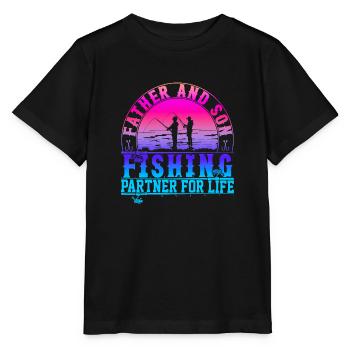 fisch, fisch, angeln, see, meer, angeln, fauna, exotisch - Stanley/Stella Kinder T-Shirt MINI CREATOR  - Schwarz - Vorne - Mikhail (115cm)