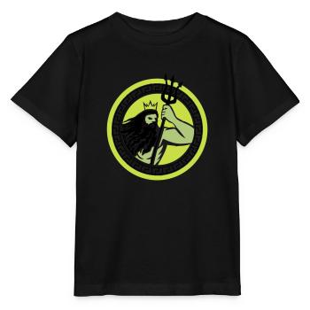 Poséidon Triton - T-shirt bio MINI CREATOR Stanley/Stella Enfant - noir - Devant - Mikhail (115cm)
