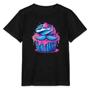 Ausgezeichneter Muffin - Stanley/Stella Kinder T-Shirt MINI CREATOR  - Schwarz - Vorne - Mikhail (115cm)