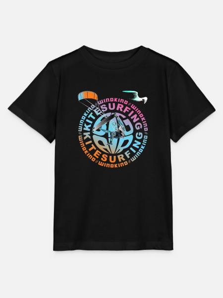 BigAir Windkind 2 - Stanley/Stella Kinder T-Shirt MINI CREATOR - Schwarz