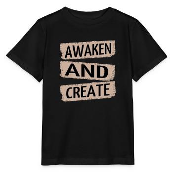Enlightenment Quotes Innovative Ideas Statement - Stanley/Stella MINI CREATOR Kids’ T-Shirt - black - Front - Mikhail (115cm)