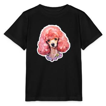 Poodle curly - Stanley/Stella MINI CREATOR Kids’ T-Shirt - black - Front - Mikhail (115cm)