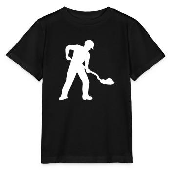 Construction worker construction site - Stanley/Stella MINI CREATOR Kids’ T-Shirt - black - Front - Mikhail (115cm)