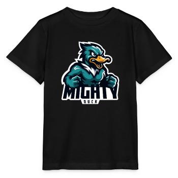 Canard puissant - T-shirt bio MINI CREATOR Stanley/Stella Enfant - noir - Devant - Mikhail (115cm)