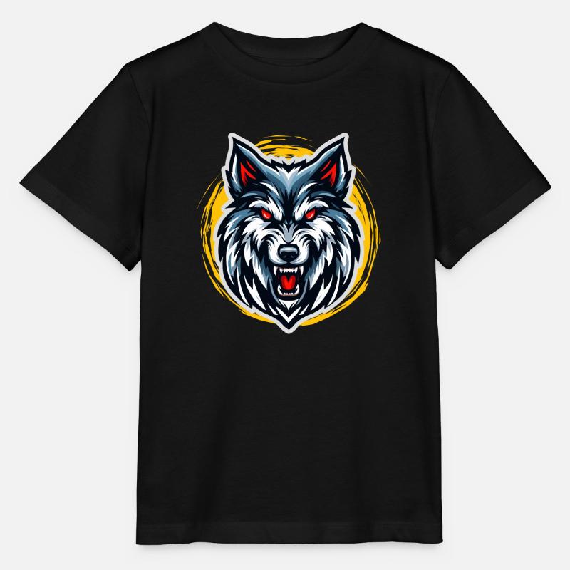 Wolfie - T-shirt bio MINI CREATOR Stanley/Stella Enfant - noir