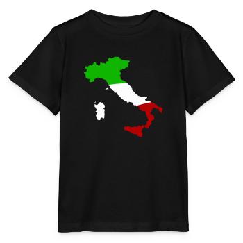 italien land - Stanley/Stella Kinder T-Shirt MINI CREATOR  - Schwarz - Vorne - Mikhail (115cm)