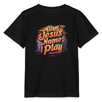 Dynamique dans le culte - T-shirt bio MINI CREATOR Stanley/Stella Enfant - noir - Devant - Mikhail (115cm)