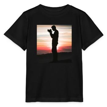 High pose - Stanley/Stella MINI CREATOR Kids’ T-Shirt - black - Front - Mikhail (115cm)