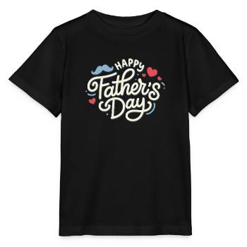 Fathers day - Stanley/Stella MINI CREATOR Kids’ T-Shirt - black - Front - Mikhail (115cm)