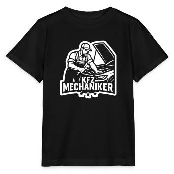 Kfz Mechaniker - Stanley/Stella Kinder T-Shirt MINI CREATOR  - Schwarz - Vorne - Mikhail (115cm)
