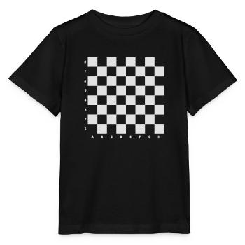Schachbrett - Stanley/Stella Kinder T-Shirt MINI CREATOR  - Schwarz - Vorne - Mikhail (115cm)