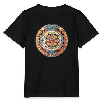 Maya Calender - Stanley/Stella Kinder T-Shirt MINI CREATOR  - Schwarz - Vorne - Mikhail (115cm)