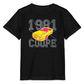 Sportcoupe 1981 Vintage-Look - T-shirt bio MINI CREATOR Stanley/Stella Enfant - noir - Devant - Mikhail (115cm)
