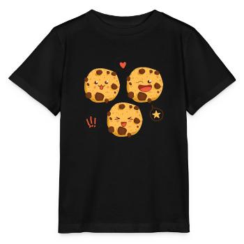 gâteau - T-shirt bio MINI CREATOR Stanley/Stella Enfant - noir - Devant - Mikhail (115cm)
