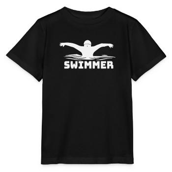 Nageur nageur - T-shirt bio MINI CREATOR Stanley/Stella Enfant - noir - Devant - Mikhail (115cm)
