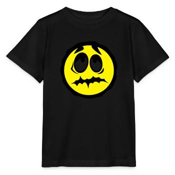 smiley old fatigue - Stanley/Stella MINI CREATOR Kids’ T-Shirt - black - Front - Mikhail (115cm)