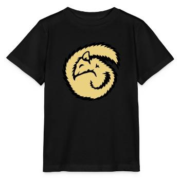 Lieertier schlafen schlafe winterschlaf - Stanley/Stella Kinder T-Shirt MINI CREATOR  - Schwarz - Vorne - Mikhail (115cm)