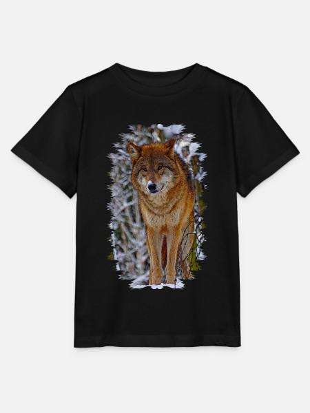 wolf - Stanley/Stella Kinder T-Shirt MINI CREATOR  - Schwarz