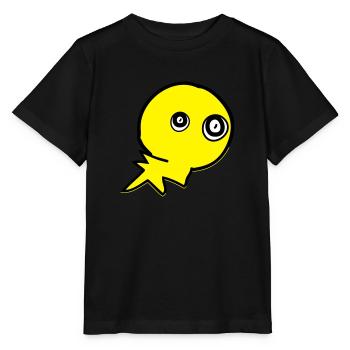 personnage de monstre mignon - T-shirt bio MINI CREATOR Stanley/Stella Enfant - noir - Devant - Mikhail (115cm)