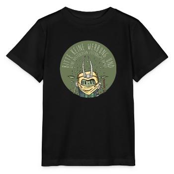 Bitte keine Werbung Sticker Illustration Steinbock - Stanley/Stella Kinder T-Shirt MINI CREATOR  - Schwarz - Vorne - Mikhail (115cm)