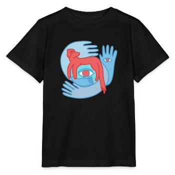 Handface - Stanley/Stella Kinder T-Shirt MINI CREATOR  - Schwarz - Vorne - Mikhail (115cm)