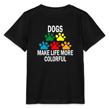 Dog dog - Stanley/Stella MINI CREATOR Kids’ T-Shirt - black - Front - Mikhail (115cm)