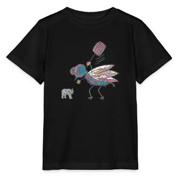 Mücke - Stanley/Stella Kinder T-Shirt MINI CREATOR  - Schwarz - Vorne - Mikhail (115cm)