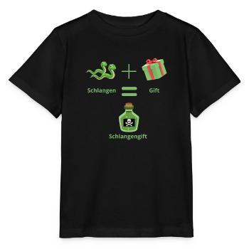 Snake - Stanley/Stella MINI CREATOR Kids’ T-Shirt - black - Front - Mikhail (115cm)
