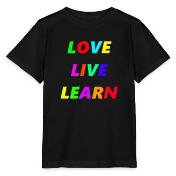 AIMER EN DIRECT APPRENDRE - T-shirt bio MINI CREATOR Stanley/Stella Enfant - noir - Devant - Mikhail (115cm)