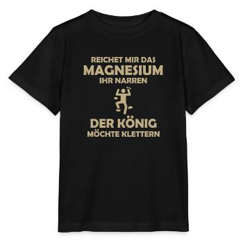 climbing - Stanley/Stella Kinder T-Shirt MINI CREATOR  - Schwarz - Vorne - Mikhail (115cm)
