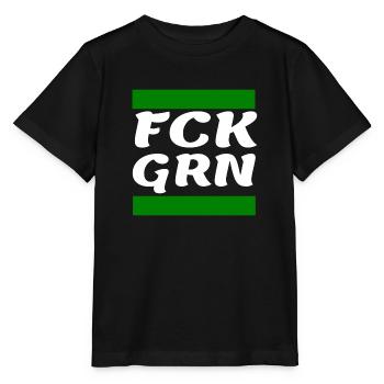 Gegen die Grünen - Stanley/Stella Kinder T-Shirt MINI CREATOR  - Schwarz - Vorne - Mikhail (115cm)
