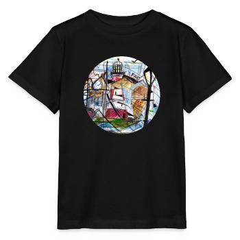 Smeaton's tower - Plymouth England - Stanley/Stella MINI CREATOR Kids’ T-Shirt - black - Front - Mikhail (115cm)