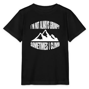 Mountaineering Climbers Mountain Mountain Climbing Climbing - Stanley/Stella MINI CREATOR Kids’ T-Shirt - black - Front - Mikhail (115cm)