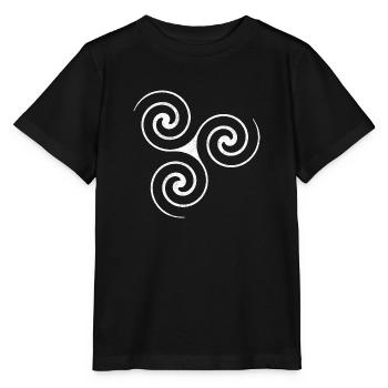 Wirbel - Stanley/Stella Kinder T-Shirt MINI CREATOR  - Schwarz - Vorne - Mikhail (115cm)