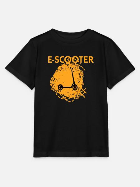 E-Scooter Roller Scooter - Stanley/Stella Kinder T-Shirt MINI CREATOR  - Schwarz