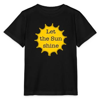 Laissez briller le soleil - T-shirt bio MINI CREATOR Stanley/Stella Enfant - noir - Devant - Mikhail (115cm)