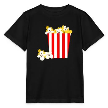 Popcorn - Stanley/Stella MINI CREATOR Kids’ T-Shirt - black - Front - Mikhail (115cm)