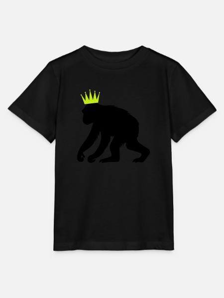 Affenkönig - Stanley/Stella Kinder T-Shirt MINI CREATOR  - Schwarz