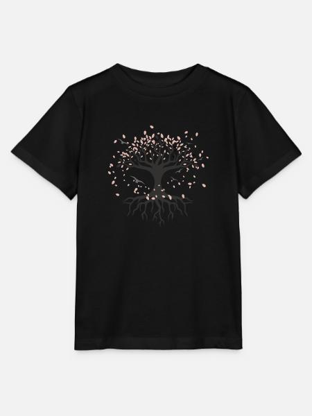 Livets träd - T-shirt MINI CREATOR barn från Stanley/Stella - svart